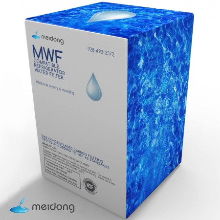 Meidong Best GE MWF Refrigerator Water Filter Smartwater Compatible Cartridge